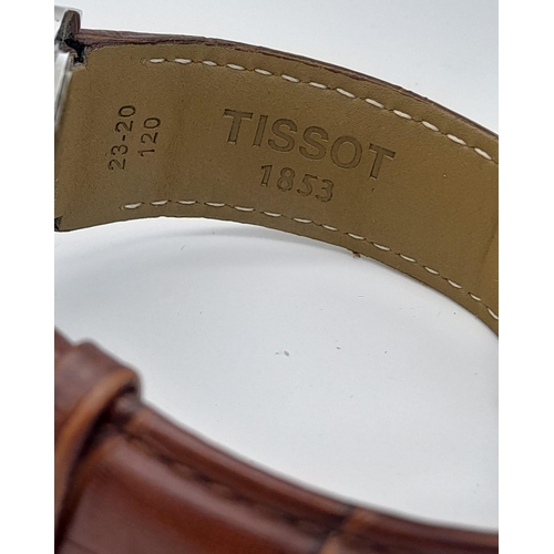 89 - An Excellent Condition Tissot Couturier Chronograph Men’s Watch. 45mm Including Crown. Full Working ... 