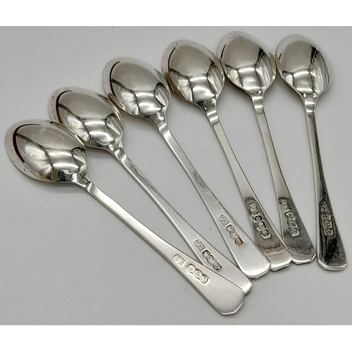 116 - A Superb Set of 6 Harrods Hallmarked Silver Spoons in their original presentation box. Silver Weight... 