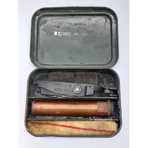 400 - A British Army Gun Cleaning/Repair Kit with contents, tools etc.