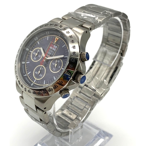 724 - Unworn Limited Edition ‘Sovereign on the Seas’ Royal Navy
Chronograph Watch, still in Original Box w... 