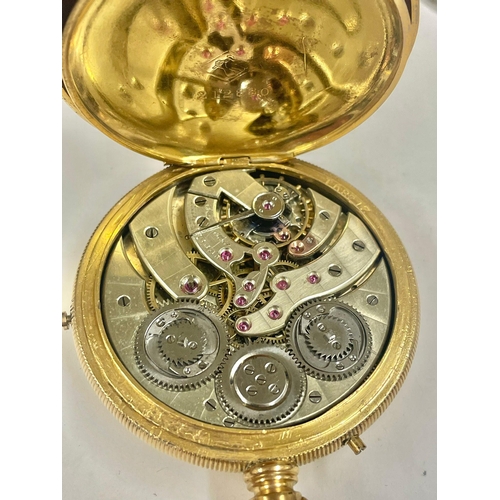 1 - Extremely rare Jules Jurgensen Two train Jump Quarter Seconds Pocket Watch , ticks when shaken was r... 