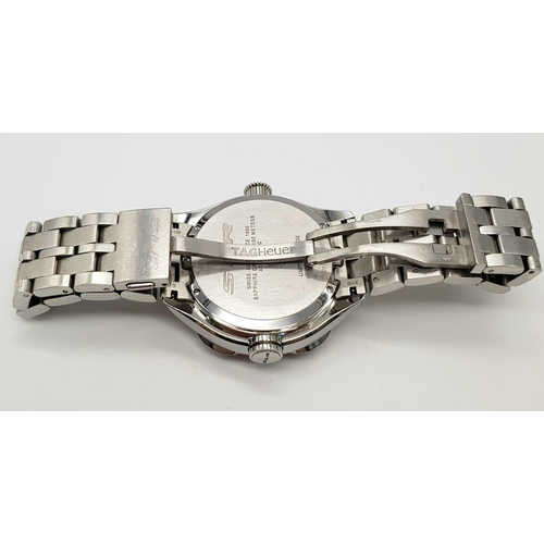 28 - A Limited Edition (947/3500) Tag Heuer Mercedes Benz SLR Chronograph Gents Watch. Stainless steel st... 