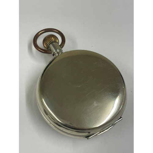 29 - Goliath Pocket Watch with  guilloche dial , needs mainspring , marks to dial AF 