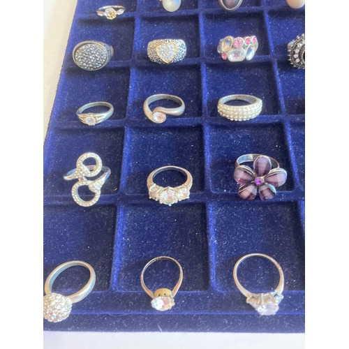 693 - Large selection of DRESS RINGS  to include many statement pieces.