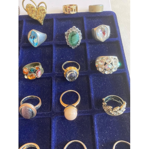 693 - Large selection of DRESS RINGS  to include many statement pieces.