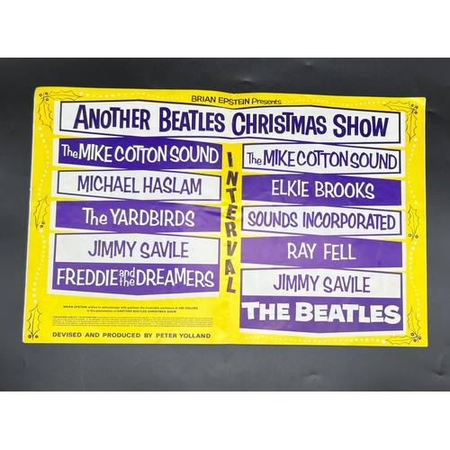 36 - A Beatles concert programme for 'Another Beatles Christmas Show' at the Hammersmith Odeon - Christma... 