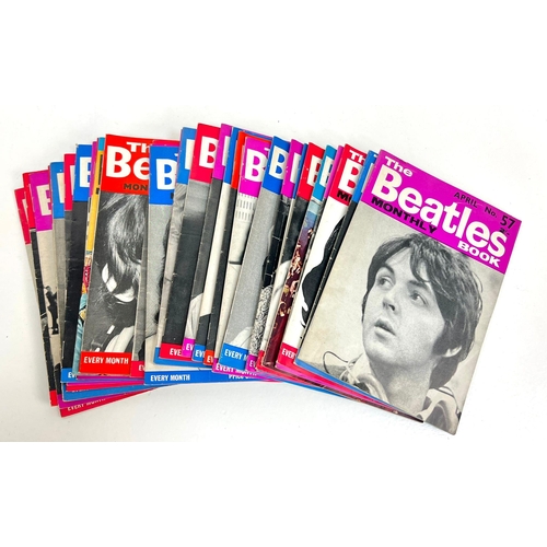 396 - A collection of The Beatles monthly book. Issue 24, July 1965 to issue 57, April 1968. 33 issues in ... 