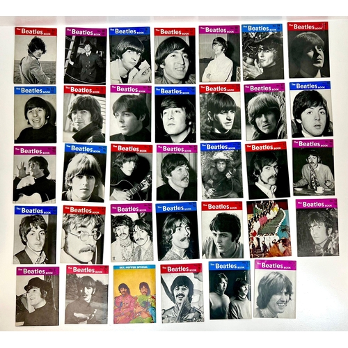 396 - A collection of The Beatles monthly book. Issue 24, July 1965 to issue 57, April 1968. 33 issues in ... 