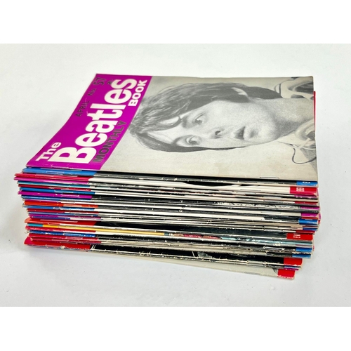 396 - A collection of The Beatles monthly book. Issue 24, July 1965 to issue 57, April 1968. 33 issues in ... 