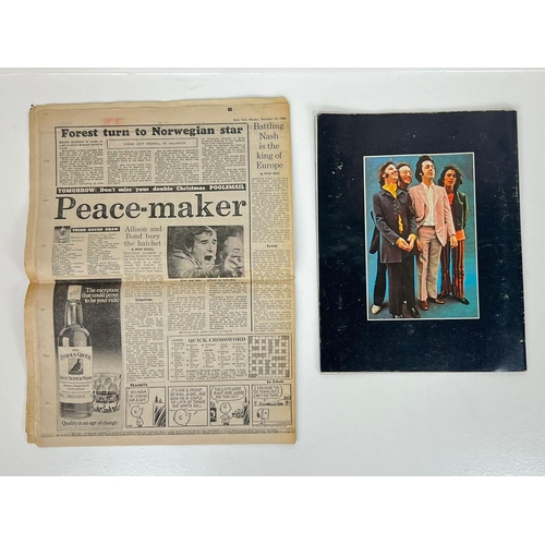 537 - Two farewell to John Lennon publications. A copy of the  Daily Mail, Monday, December 15, 1980. The ... 