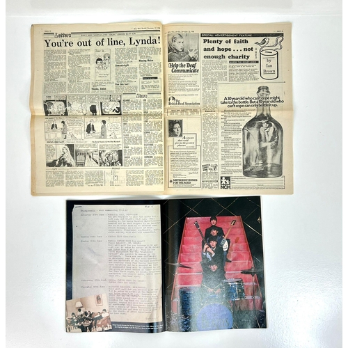 537 - Two farewell to John Lennon publications. A copy of the  Daily Mail, Monday, December 15, 1980. The ... 