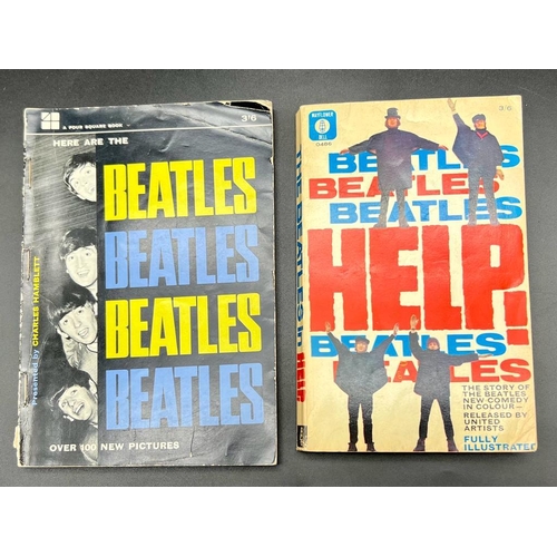 643 - Two Beatles first editions. Here are the Beatles by Charles Hamblett, 1964 - and The Beatles in Help... 