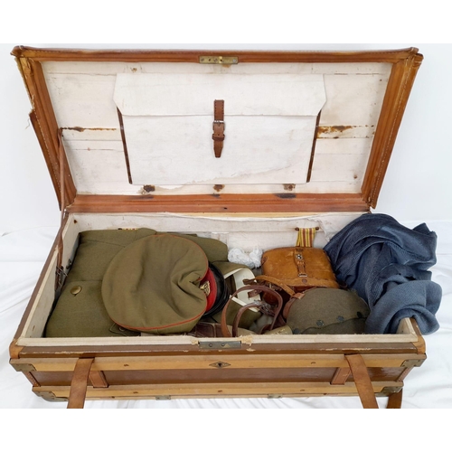 83 - WW2 Japanese Officers foot locker with keys that belonged to Captain Takashi Kageyama of the
1 st Im... 