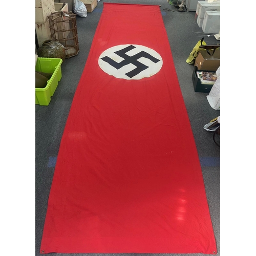 267 - A huge 4.8m x 1.3m Nazi Drape that was used in the movie Inglorious Bastards.