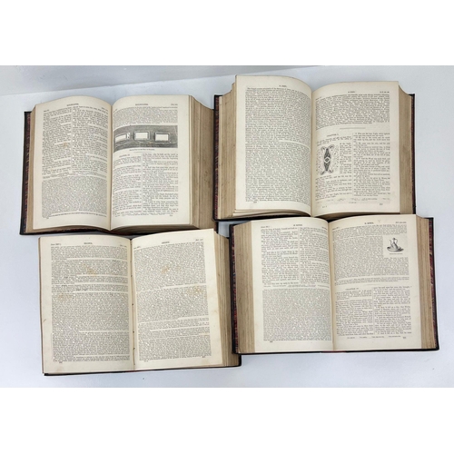 380 - Dr Kitto's pictorial Bible. In four volumes with steel engravings and woodcuts. Printed in the 1860'... 