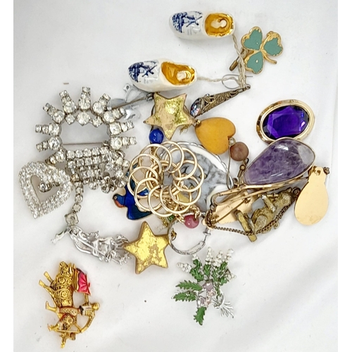 481 - A Selection of Quality Vintage Costume Jewellery and Container Items. A/F