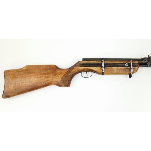 219 - Vintage 1970’s Hungarian Relum Tornado .22 Calibre Under-Lever air rifle. Full Working Order and Str... 