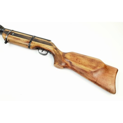 219 - Vintage 1970’s Hungarian Relum Tornado .22 Calibre Under-Lever air rifle. Full Working Order and Str... 