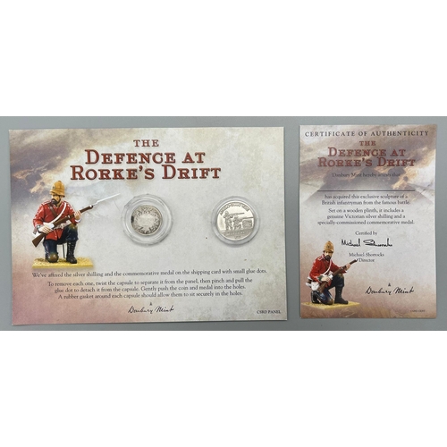 1351 - A Danbury Mint - The Defence at Rorke's Drift! Expertly crafted, hand-painted sculpture of a British... 