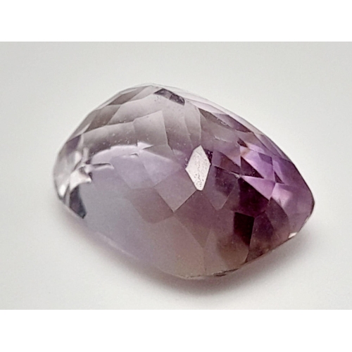 632 - A 6.53ct Bolivian High Quality Ametrine - Cushion Shape Gemstone. Comes with a GFCO Swiss Special Or... 