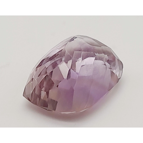 632 - A 6.53ct Bolivian High Quality Ametrine - Cushion Shape Gemstone. Comes with a GFCO Swiss Special Or... 