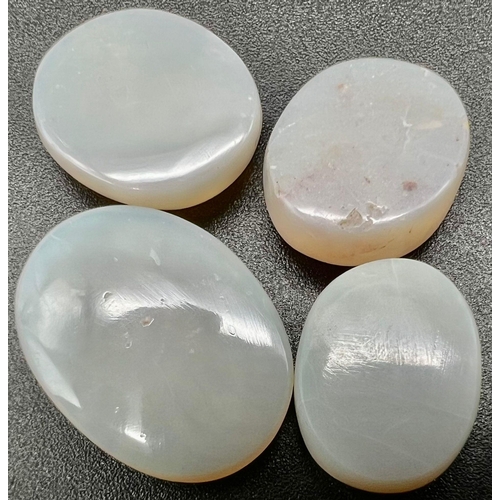 1505 - An Ethiopian. 23.45 Ct Natural Opal. White. Mix Cabochon Cut. Comes with GLI Certificate.