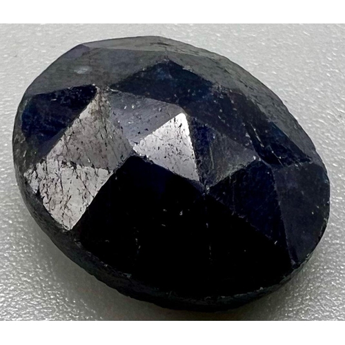 1485 - 9.65 Ct Natural Blue Sapphire. Oval Shape. GLI Certificate.