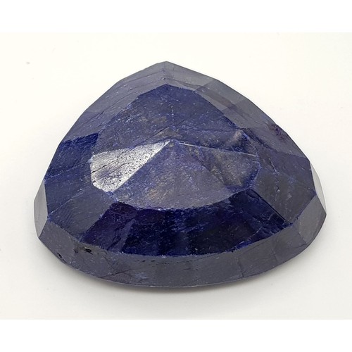 1492 - A 477.03 Ct Faceted Collector Size Natural Blue Sapphire Gem stone. Pear Shape. IGL&I Certified