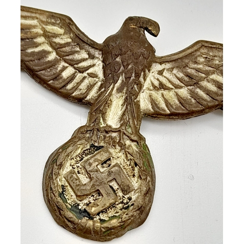 1291 - A Repro WW2 German Eagle Tunic Badge. 9cm