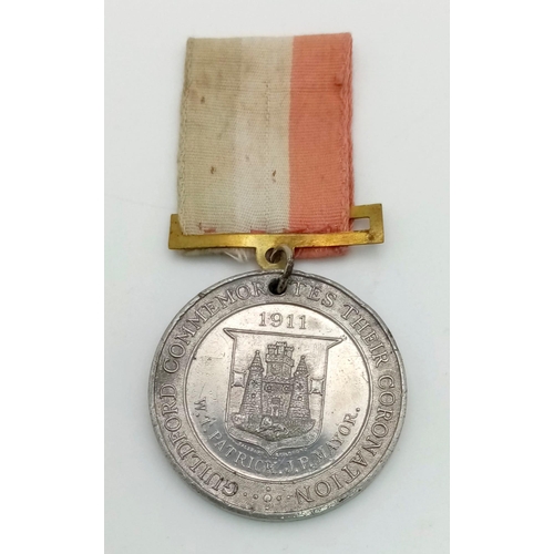 1266 - A 1911 George V and Queen Mary Commemorative Medal.