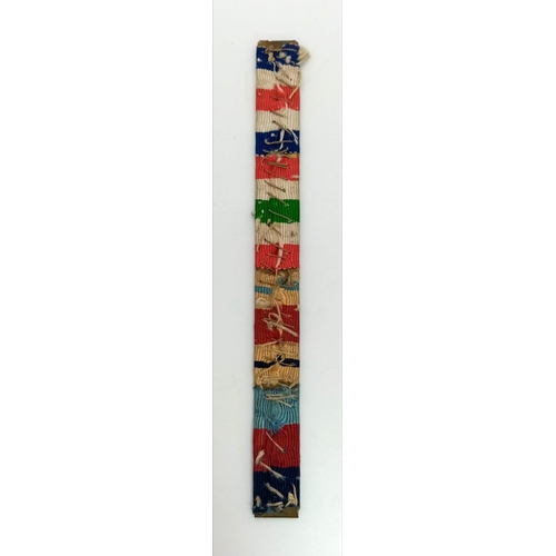 1276 - A WW2 Medal Ribbon Bar.