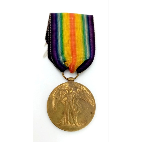 1300 - The Great War for Civilization Medal WWI - Private Avenell of The Queens Regiment. With ribbon.