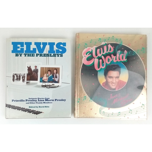 1514 - Two Elvis Books - Elvis World and Elvis by the Presleys. Both used hardbacks in good condition.