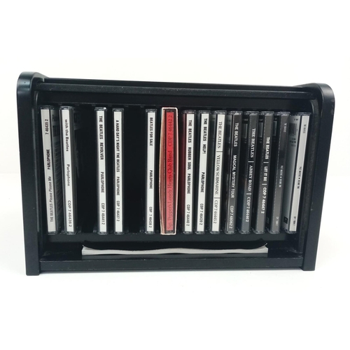 50 - The Beatles Limited Edition Box Set. 14 CD's (including Help! and The White Album) in a Black Wooden... 