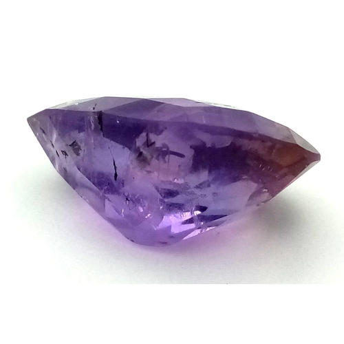 1793 - A 14.10 Ct Faceted Natural Ametrine, in a Pear Shape. Come with the GLI Certificate.