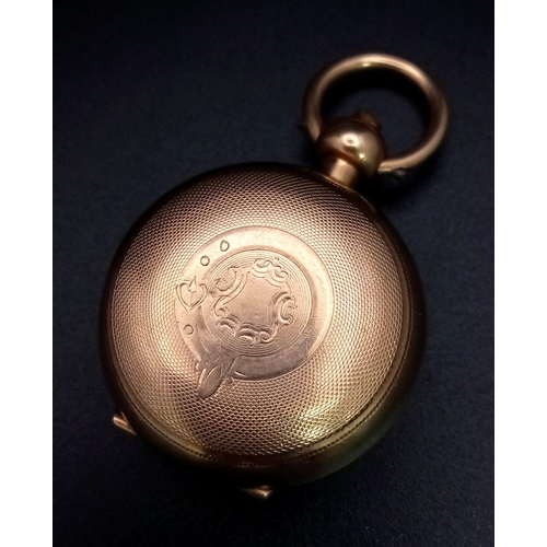 519 - A Victorian Gold-Plated Sovereign Case. Made by the Illinois watch-case company.