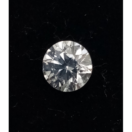 93 - A 0.50ct Natural Round Brilliant-Cut Diamond. Comes with an E.G.L. diamond report - VS2 clarity and ... 