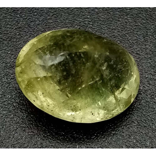 1225 - A 5.94ct Natural Yellow Beryl, Earth Mined. Comes with an ITLGR Certificate.