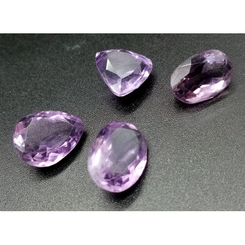 468 - A 24.40ct Natural Amethyst lot. Mixed cut.