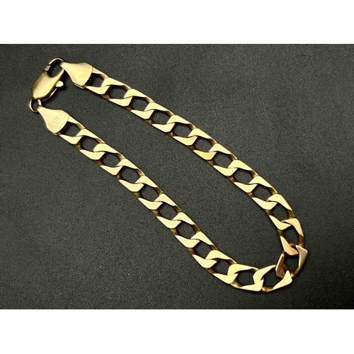 272 - A 9 K yellow gold chain bracelet, weight: 6.4 g. REF: 00004399