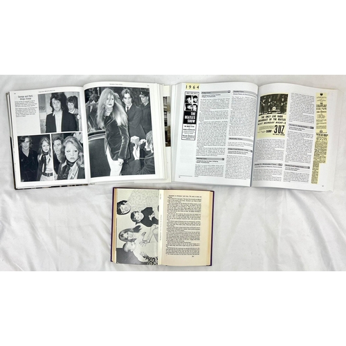 792 - A collection of BEATLES books including a 1968 first edition of The Beatles by Hunter Davies. In fai... 