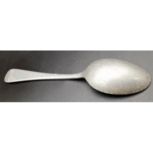 334 - 3 rd Reich Luftwaffe Small Spoon Dated 1939. Marked FL. U.V. which means “Flieger Unterkunft
Verwalt... 