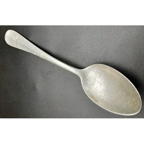 334 - 3 rd Reich Luftwaffe Small Spoon Dated 1939. Marked FL. U.V. which means “Flieger Unterkunft
Verwalt... 