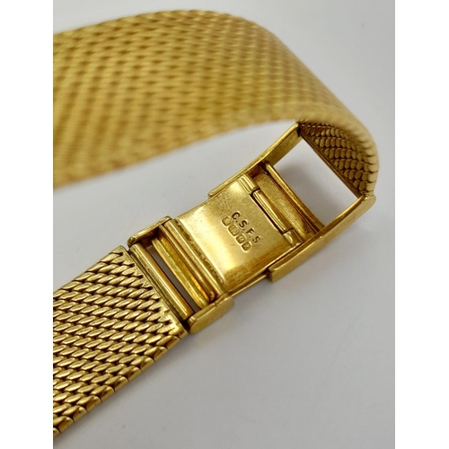 225 - A Gorgeous Vintage 18K Gold Tissot Ladies Watch. In absolute incredible condition ( I doubt if this ... 