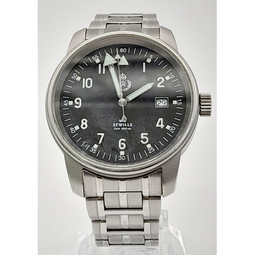 1184 - An Excellent Condition Sewills of Liverpool RAF ‘Battle of Britain’ Commemorative Watch in original ... 