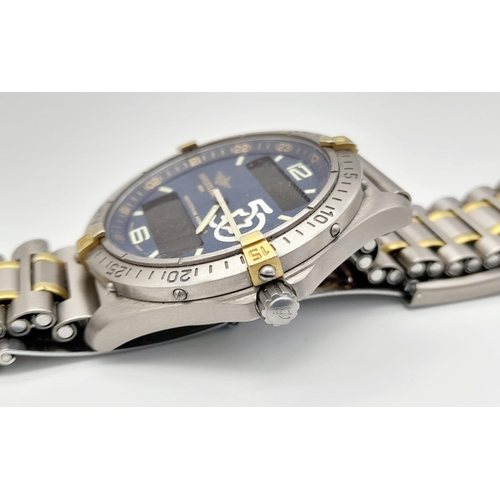 675 - A Vintage Breitling Limited Edition Aerospace Israels 50th Anniversary Repetition Minutes Gents Watc... 