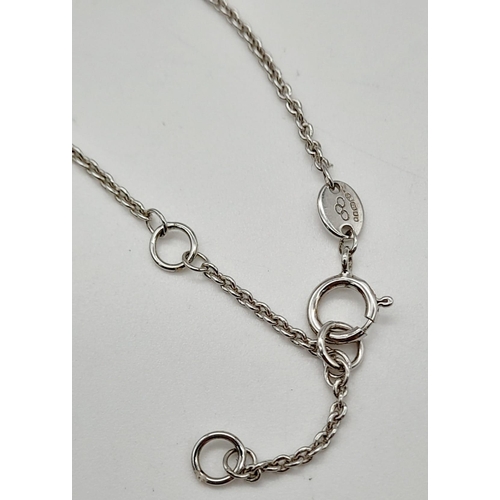 874 - Links of London 925 Silver Necklace with Pendant, With original Box, Brand New Unused condition. Tot... 