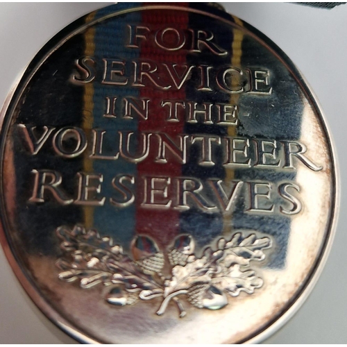 451 - Volunteer Reserves Service Medal. This is an un-named example (not a copy) of the VRSM which was int... 