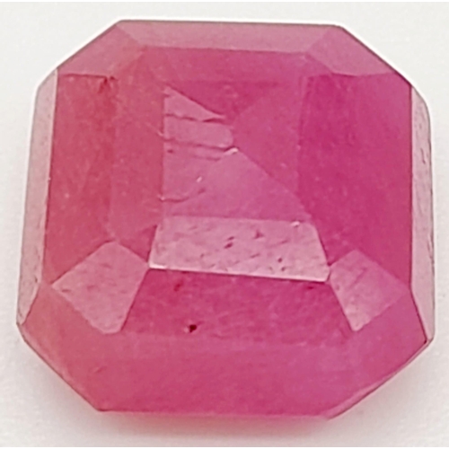 1775 - A 7.88ct Natural Ruby Gemstone of East African Origin. WGI London Certified - Rare and Untreated.