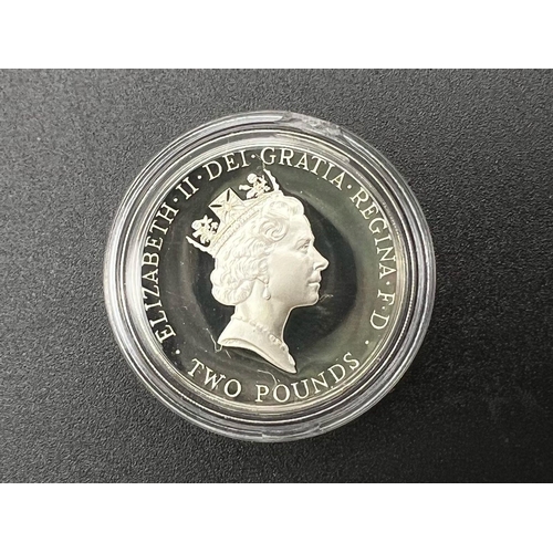 709 - A Mint Condition 1996 Royal Mint Sterling Silver (Silver Proof) UK £2 Coin commemorating ‘A Celebrat... 